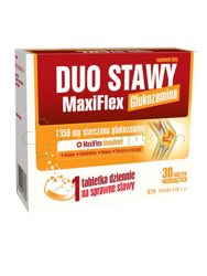 Duo Stawy MaxiFlex Glukozamina, 30 tabletek musujących | DATA WAŻNOSCI 21.09.2024