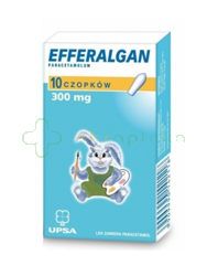 Efferalgan, 300 mg, 10 czopków