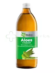 EkaMedica Aloes z miąższem, sok, 500 ml
