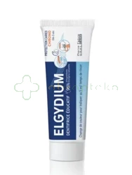 Elgydium Timer, edukacyjna pasta do zębów zmieniająca kolor, wskazując, że czas na płukanie,  50 ml