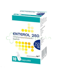 Enterol, 250 mg, 10 kapsułek