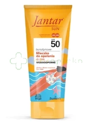 Farmona Jantar, Sun bursztynowe wodoodporne mleczko do opalania SPF 50, 200 ml