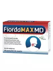 Fiorda MAX MD, 30 pastylek do ssania
