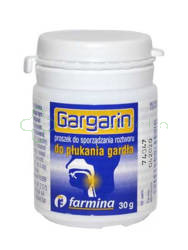 Gargarin, proszek do sporządzania roztworu do płukania gardła, 30 g