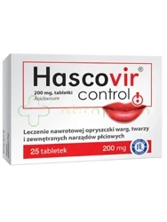 Hascovir Control, 200 mg, 25 tabletek