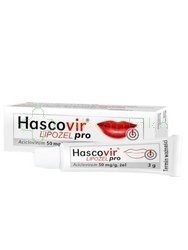 Hascovir Lipożel pro, 50mg/g, żel, 3 g