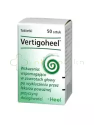 Heel Vertigoheel, 50 tabletek