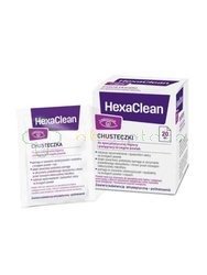HexaClean, chusteczki do specjalistycznej higieny i pielęgnacji brzegów powiek, 20 sztuk