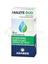 Hialeye Duo intensywnie nawilżające krople do oczu 10 ml