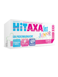 Hitaxa fast Junior, 2,5 mg, tabletki ulegające rozpadowi w jamie ustnej, 10 tabletek