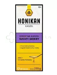 Honikan Kaszel, syrop na kaszel suchy i mokry, 230 g