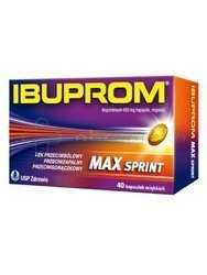 Ibuprom Max Sprint, 40 kapsułek