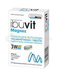 Ibuvit Magnez, 30 tabletek trójwarstwowych