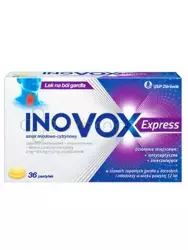 Inovox Express, smak miodowo-cytrynowy, 36 pastylek