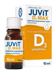 Juvit D3 Max 20000j.m.,  krople doustne,     10 ml 