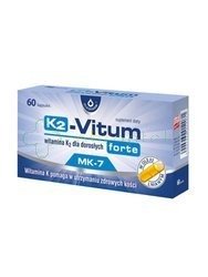 K2-Vitum Forte, witamina K2 MK7 75 mcg, 60 kapsułek