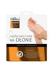 L'Biotica Home Spa, maska regenerująca na dłonie, nasączone rękawiczki, 26 g
