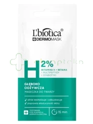 L''biotica, Dermomask, głęboko odżywcza maska z witaminą H, 8 ml