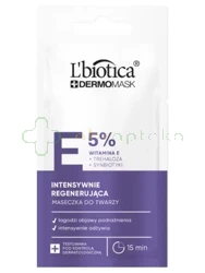 L'biotica, Dermomask, intensywnie regenerująca maska z witaminą E, 8 ml