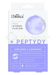 L'biotica PGA Hydro Fusion, Hydrożelowe platki pod oczy z peptydami, nawilżenie i ujędrnienie,  1 sztuka