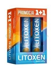 Litoxen 1+1 zestaw 20 + 20 tabletek musujących