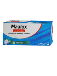 Maalox, 400 mg + 400 mg, 40 tabletek