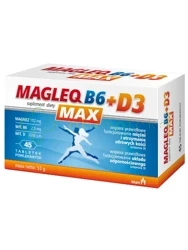 Magleq B6 Max + D3,                  45 tabletek