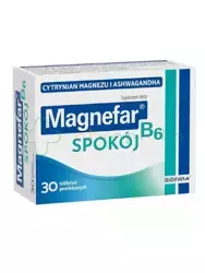 Magnefar B6 Spokój, 30 tabletek powlekanych