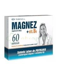 Magnez + Vit.B6 /Polski Lek  60 tabletek,