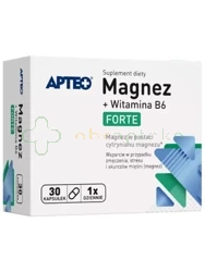 Magnez + Witamina B6 Forte APTEO,       30 kapsułek