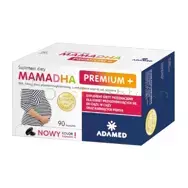 MamaDHA Premium +, 90 kapsułek,  