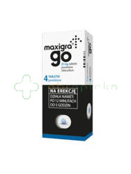 Maxigra Go 25 mg, 4 tabletki powlekane