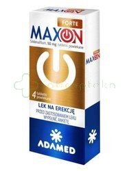 Maxon 50 mg Forte, 4 tabletki