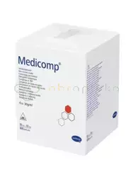 Medicomp, kompresy niejałowe z włókniny, 10 cm x 10 cm, 100 sztuk