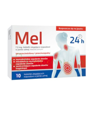 Mel, 7,5 mg, 10 tabletek ulegających rozpadowi w jamie ustnej