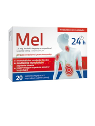Mel, 7,5 mg, 20 tabletek ulegających rozpadowi w jamie ustnej