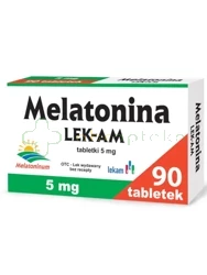 Melatonina 5 mg LEK-AM,              90 tabletek