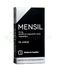 Mensil, 25 mg, tabletki do rozgryzania i żucia, 2 tabletki