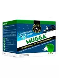 Mugga Elektro, urządzenie elektryczne do prądu przeciw komarom + wkład 45 nocy, 35 ml