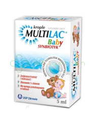 Multilac Baby synbiotyk krople 5 ml