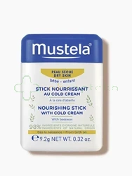 Mustela,  Sztyft ochronny z Cold Cream i organicznym woskiem pszczelim,  9.2 g