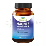 Naturell Magnez Organiczny +, 50 kapsułek