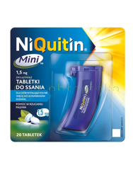 NiQuitin Mini, 1,5 mg, 20 tabletek do ssania