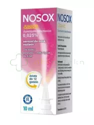 Nosox Junior aerozol do nosa 0,025% 10 ml