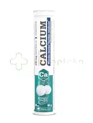 Olimp Calcium o smaku cytrynowym, 20 tabletek musujących