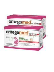 Omegamed Optima DHA dla kobiet, 2 x 30 kapsułek Optima + 2 x 30 kapsułek DHA
