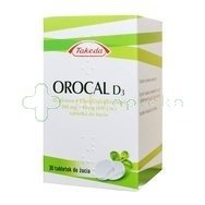 Orocal D3 500 mg 30 tbl