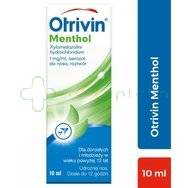 Otrivin Menthol, 1 mg/ml, aerozol do nosa, 10 ml