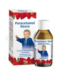Paracetamol Hasco, 120 mg/5 ml, zawiesina doustna o smaku truskawkowym, 150 g
