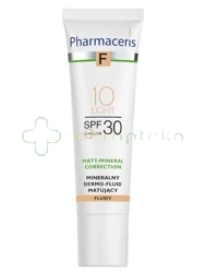 Pharmaceris F, Mineralny dermo-fluid matujący SPF30, Matt-mineral-correction, 10 light, 30 ml